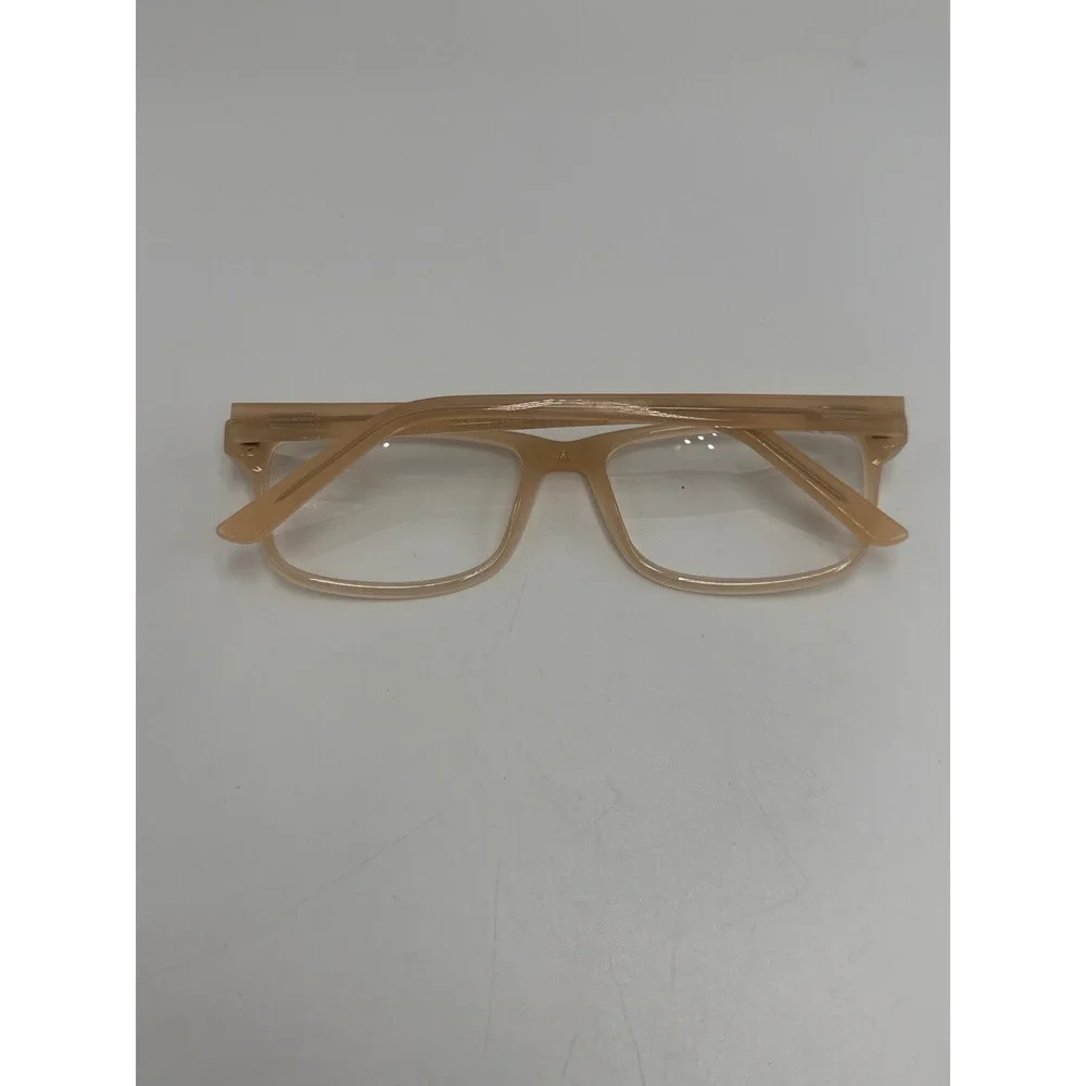 Ann Taylor Peach Translucent Rectangular Eyeglasses Frames 75649-112015-035